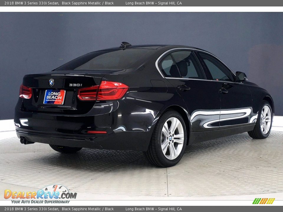 2018 BMW 3 Series 330i Sedan Black Sapphire Metallic / Black Photo #13