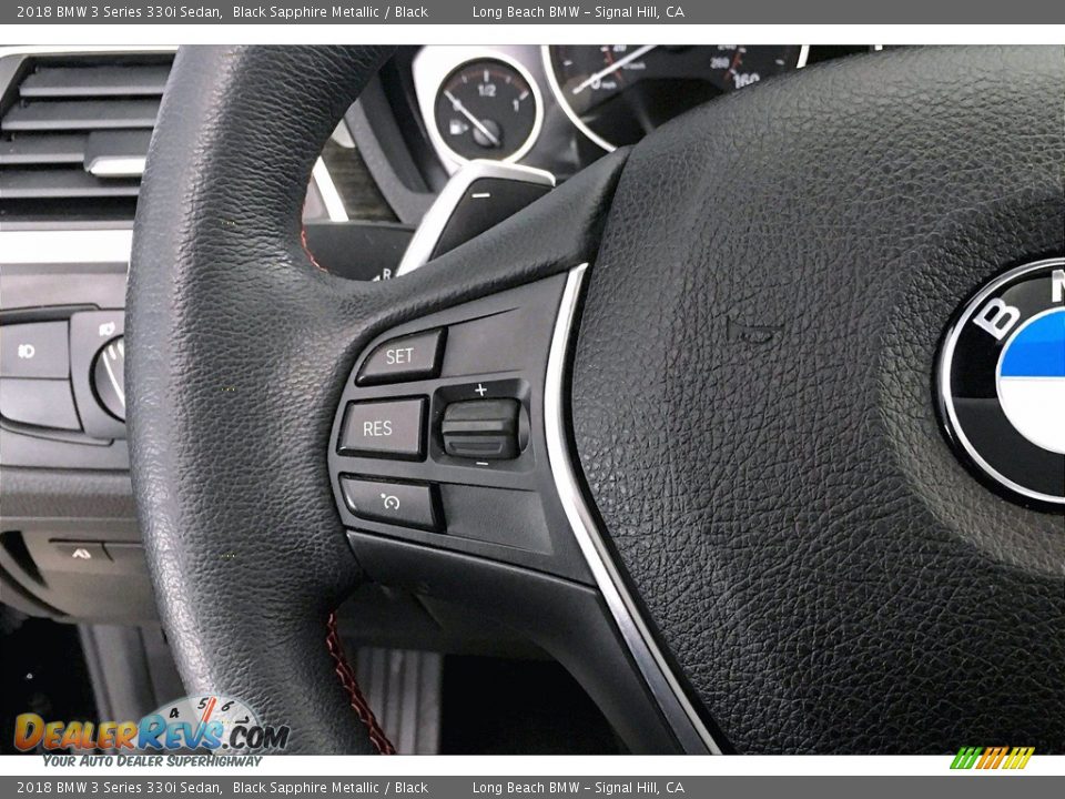 2018 BMW 3 Series 330i Sedan Black Sapphire Metallic / Black Photo #18