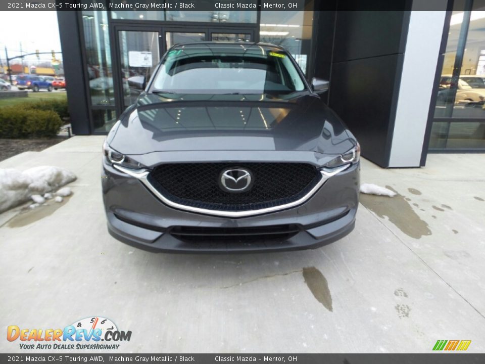 2021 Mazda CX-5 Touring AWD Machine Gray Metallic / Black Photo #2