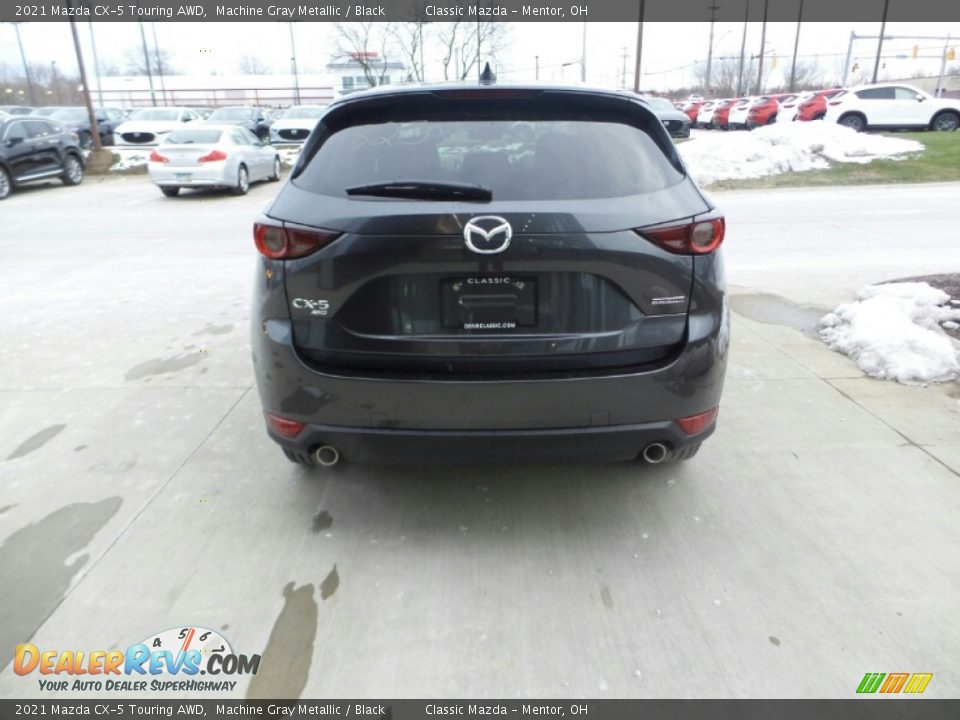 2021 Mazda CX-5 Touring AWD Machine Gray Metallic / Black Photo #6