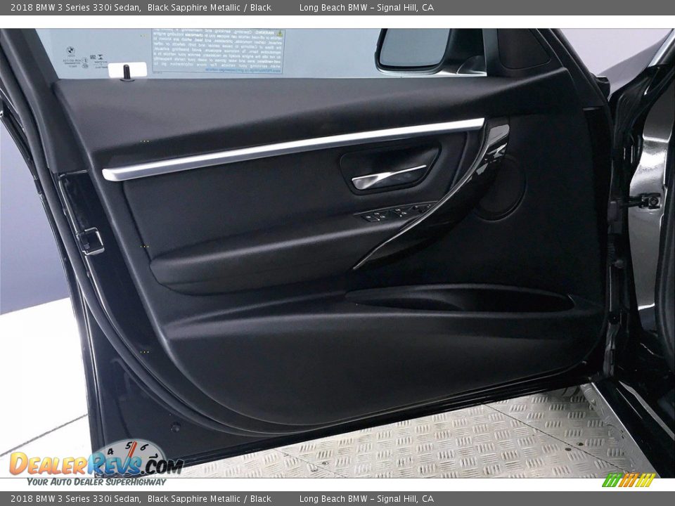 2018 BMW 3 Series 330i Sedan Black Sapphire Metallic / Black Photo #23