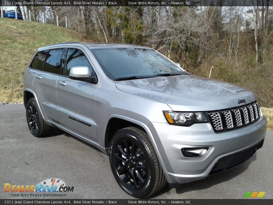 2021 Jeep Grand Cherokee Laredo 4x4 Billet Silver Metallic / Black Photo #4