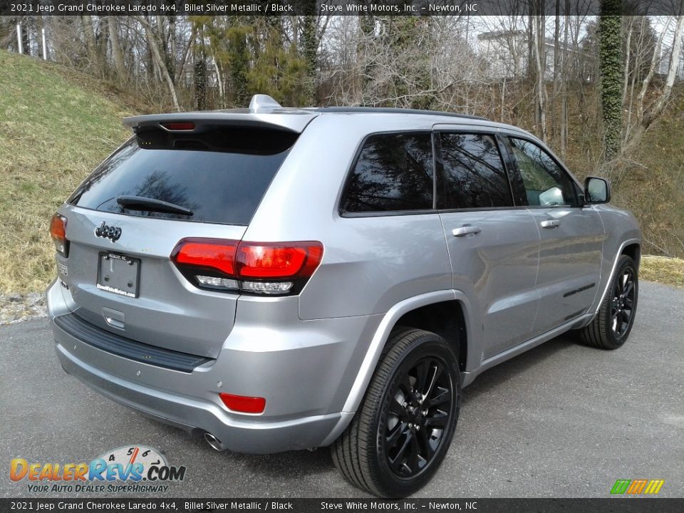 2021 Jeep Grand Cherokee Laredo 4x4 Billet Silver Metallic / Black Photo #6