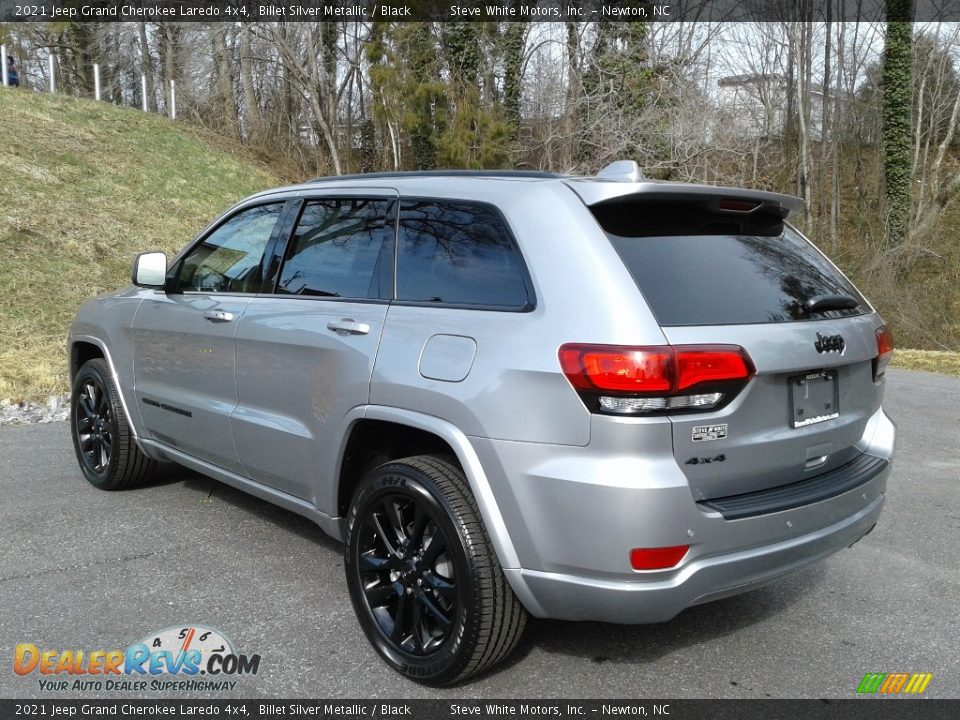 2021 Jeep Grand Cherokee Laredo 4x4 Billet Silver Metallic / Black Photo #8