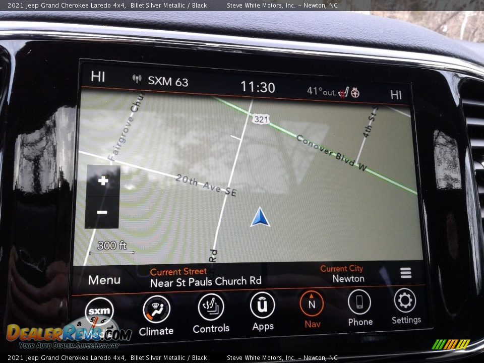 Navigation of 2021 Jeep Grand Cherokee Laredo 4x4 Photo #24