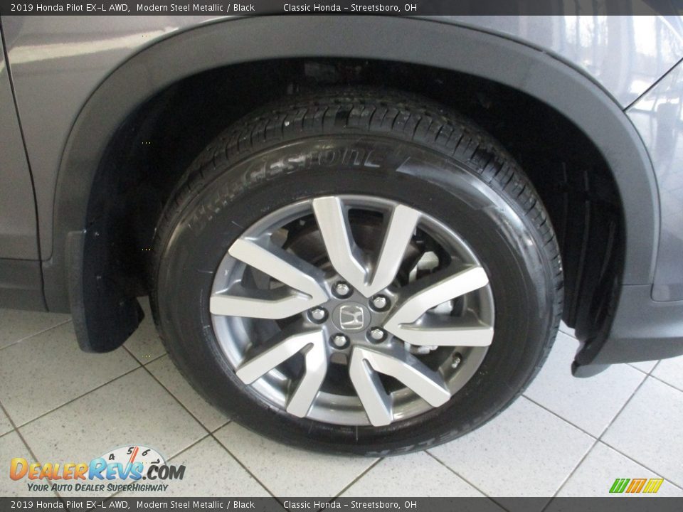 2019 Honda Pilot EX-L AWD Modern Steel Metallic / Black Photo #5