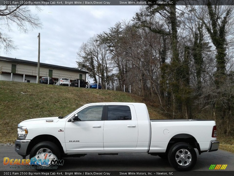 Bright White 2021 Ram 2500 Big Horn Mega Cab 4x4 Photo #1