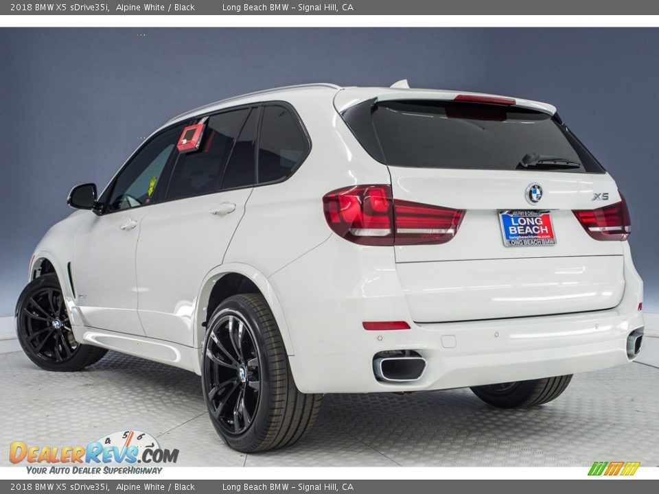 2018 BMW X5 sDrive35i Alpine White / Black Photo #4