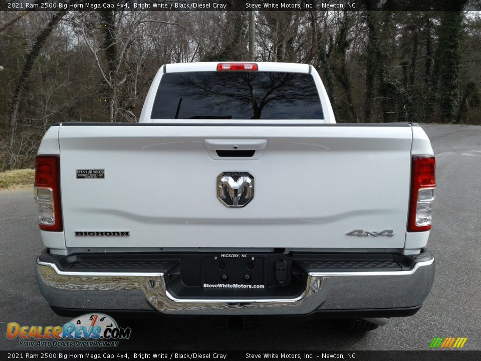 2021 Ram 2500 Big Horn Mega Cab 4x4 Bright White / Black/Diesel Gray Photo #7