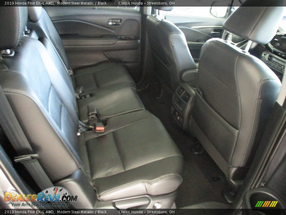 2019 Honda Pilot EX-L AWD Modern Steel Metallic / Black Photo #19