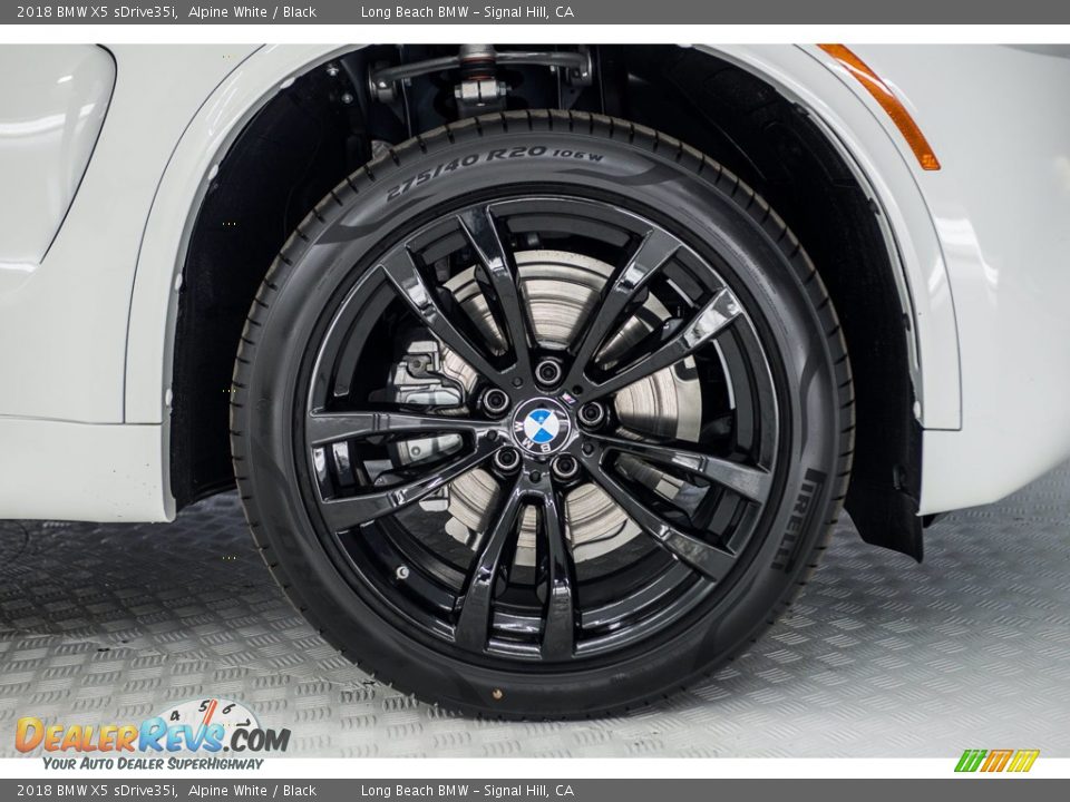 2018 BMW X5 sDrive35i Alpine White / Black Photo #9