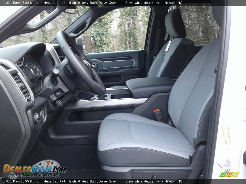 Front Seat of 2021 Ram 2500 Big Horn Mega Cab 4x4 Photo #11