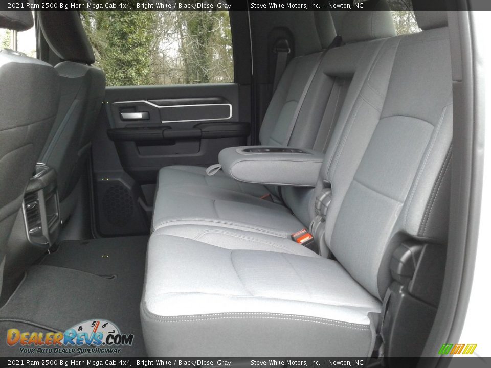 Rear Seat of 2021 Ram 2500 Big Horn Mega Cab 4x4 Photo #14