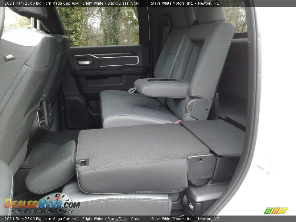 Rear Seat of 2021 Ram 2500 Big Horn Mega Cab 4x4 Photo #15