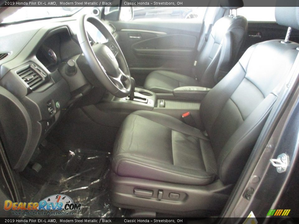 2019 Honda Pilot EX-L AWD Modern Steel Metallic / Black Photo #27