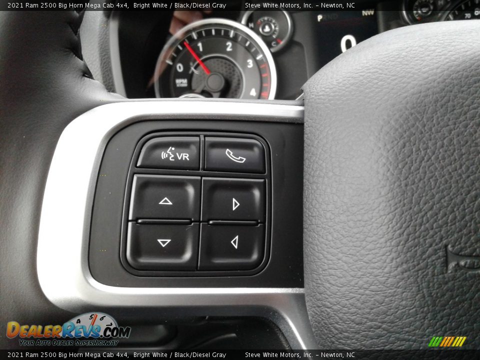 2021 Ram 2500 Big Horn Mega Cab 4x4 Steering Wheel Photo #20