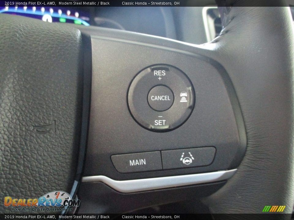 2019 Honda Pilot EX-L AWD Modern Steel Metallic / Black Photo #30