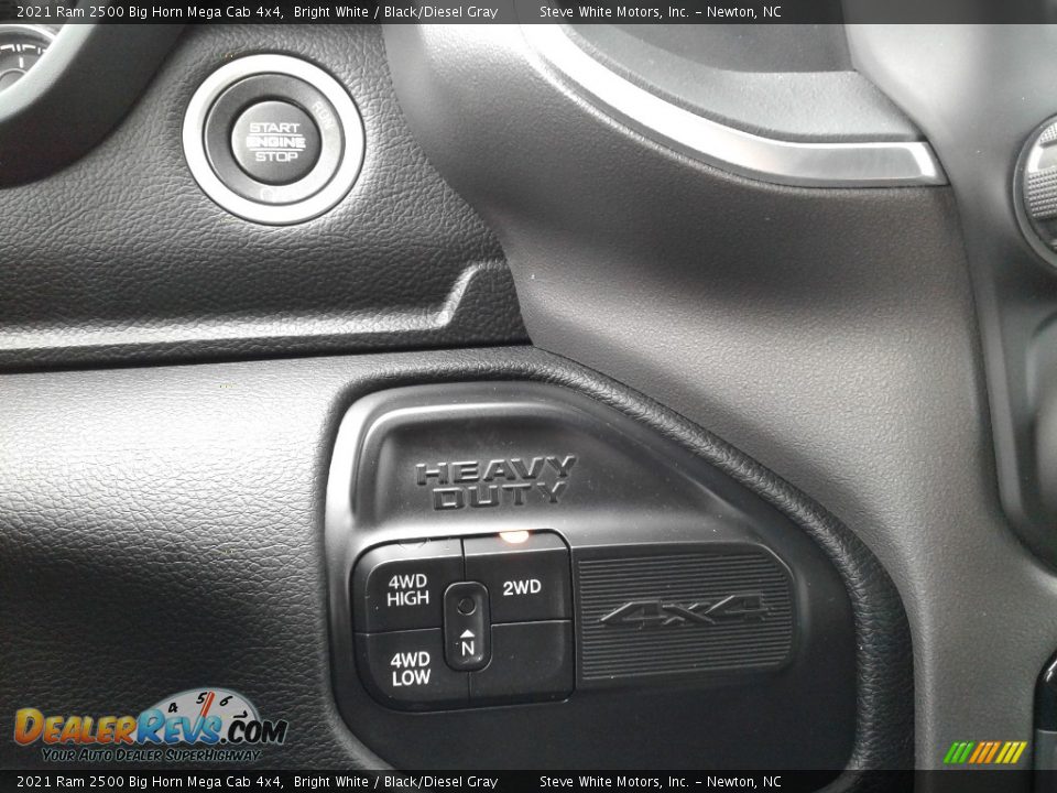 Controls of 2021 Ram 2500 Big Horn Mega Cab 4x4 Photo #23