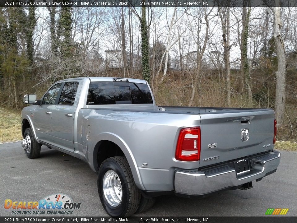 2021 Ram 3500 Laramie Crew Cab 4x4 Billet Silver Metallic / Black Photo #9