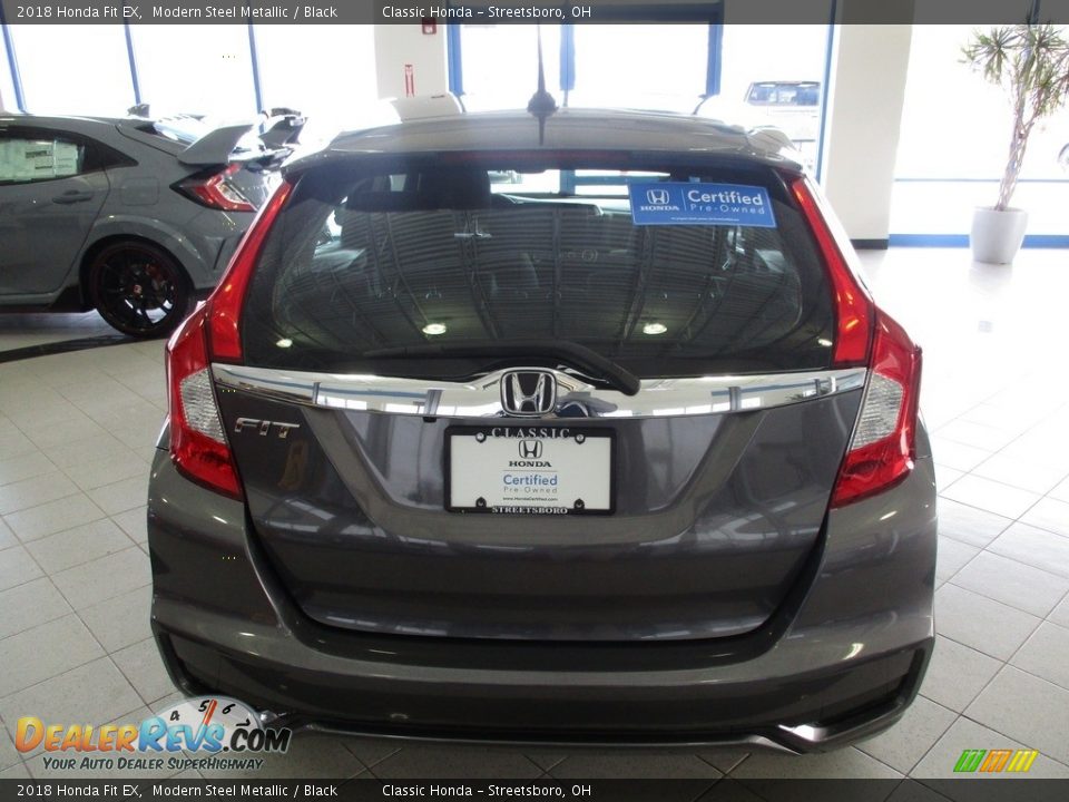 2018 Honda Fit EX Modern Steel Metallic / Black Photo #8