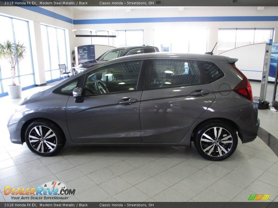 2018 Honda Fit EX Modern Steel Metallic / Black Photo #10