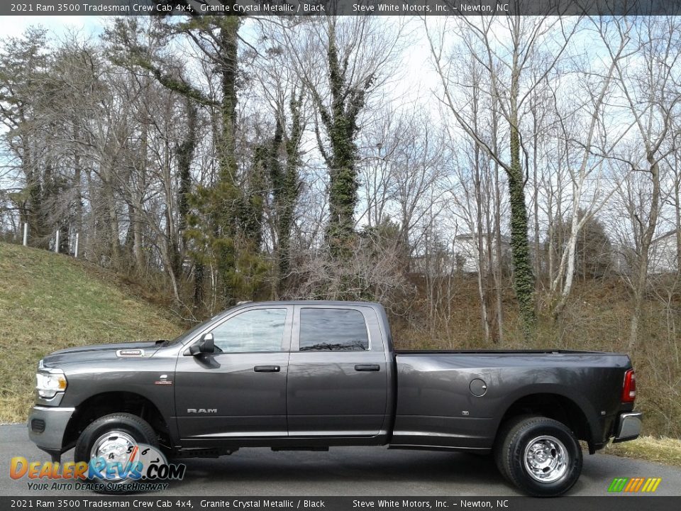 2021 Ram 3500 Tradesman Crew Cab 4x4 Granite Crystal Metallic / Black Photo #1