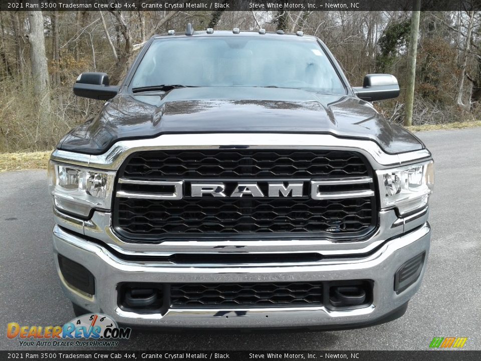 2021 Ram 3500 Tradesman Crew Cab 4x4 Granite Crystal Metallic / Black Photo #3