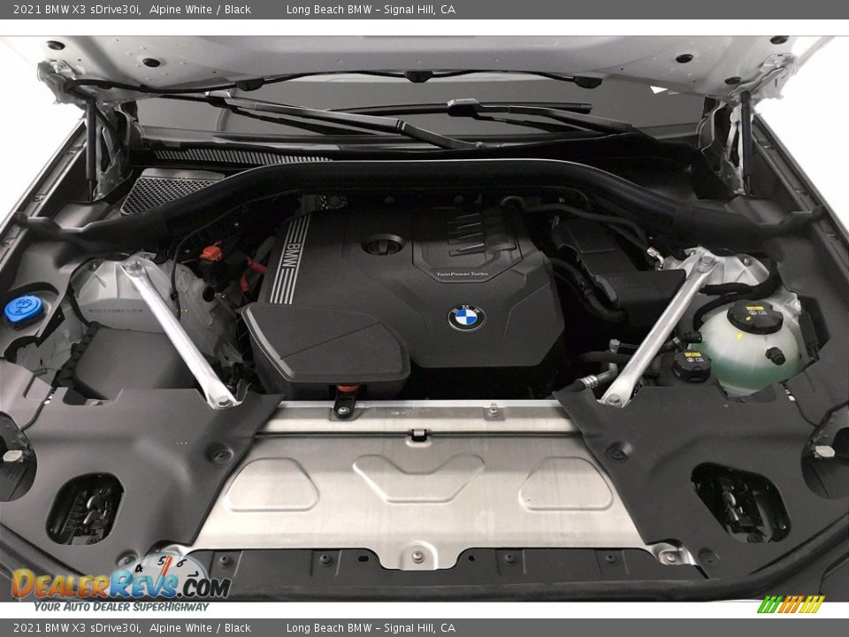 2021 BMW X3 sDrive30i Alpine White / Black Photo #10