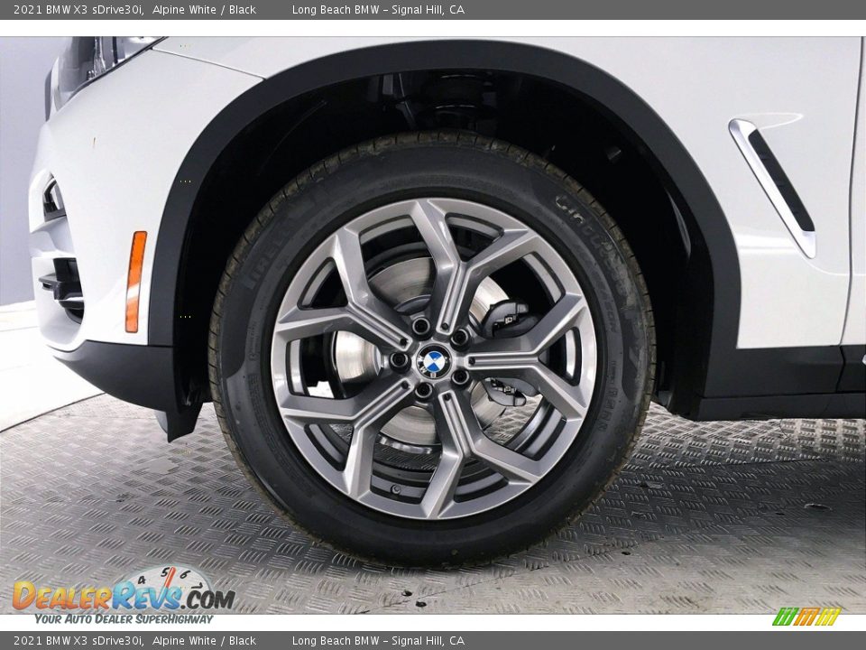 2021 BMW X3 sDrive30i Alpine White / Black Photo #12