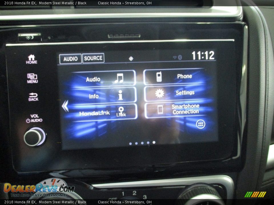 2018 Honda Fit EX Modern Steel Metallic / Black Photo #36