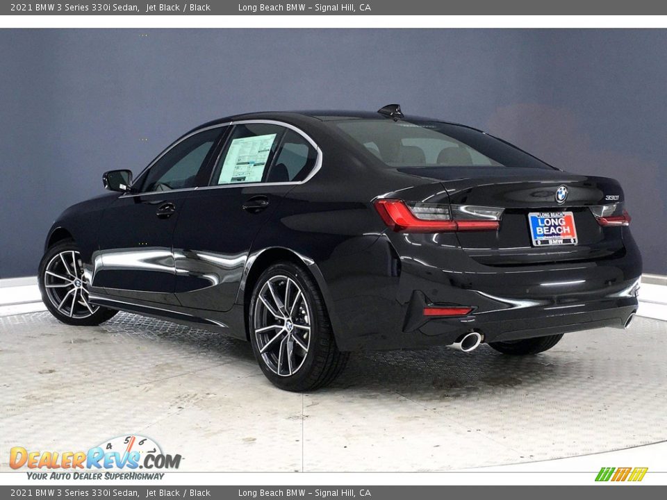 2021 BMW 3 Series 330i Sedan Jet Black / Black Photo #3
