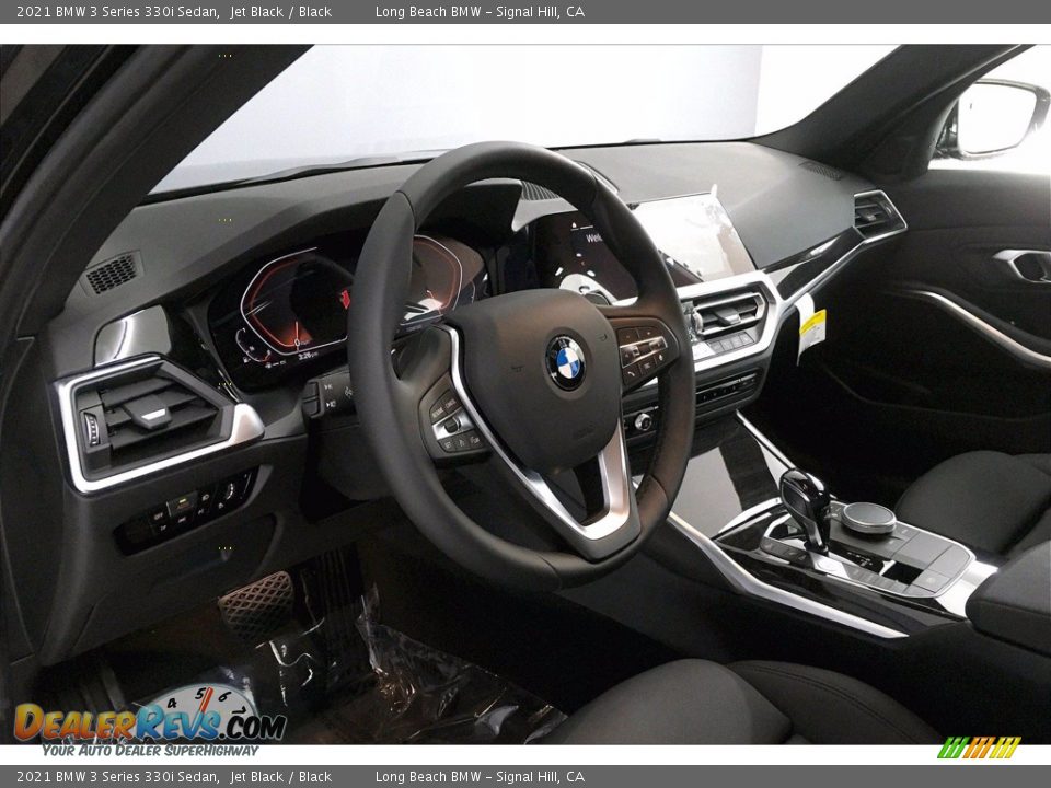 2021 BMW 3 Series 330i Sedan Jet Black / Black Photo #7