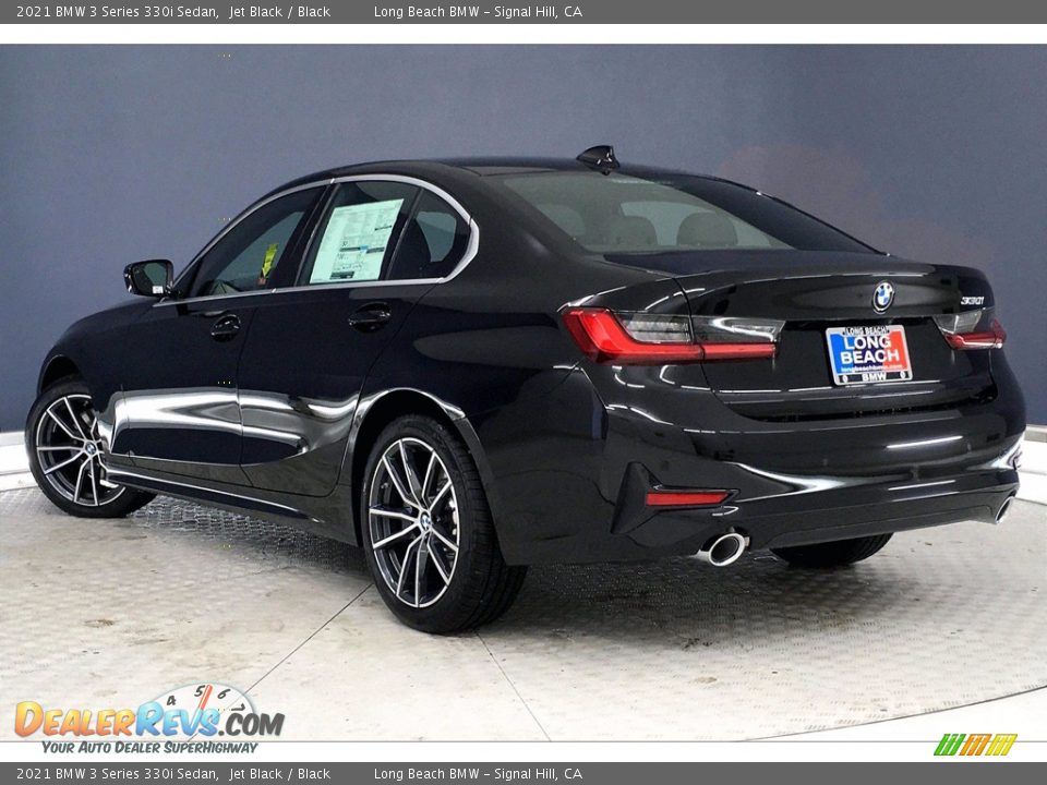 2021 BMW 3 Series 330i Sedan Jet Black / Black Photo #3