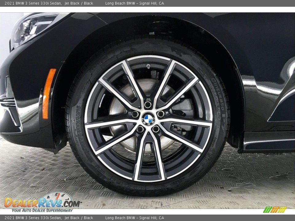 2021 BMW 3 Series 330i Sedan Jet Black / Black Photo #12