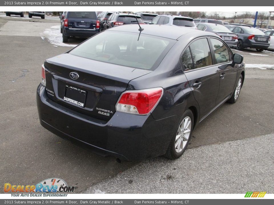 2013 Subaru Impreza 2.0i Premium 4 Door Dark Gray Metallic / Black Photo #5