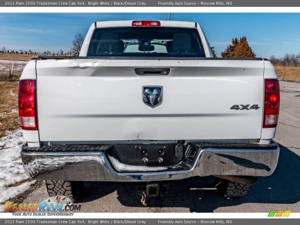 2013 Ram 2500 Tradesman Crew Cab 4x4 Bright White / Black/Diesel Gray Photo #5