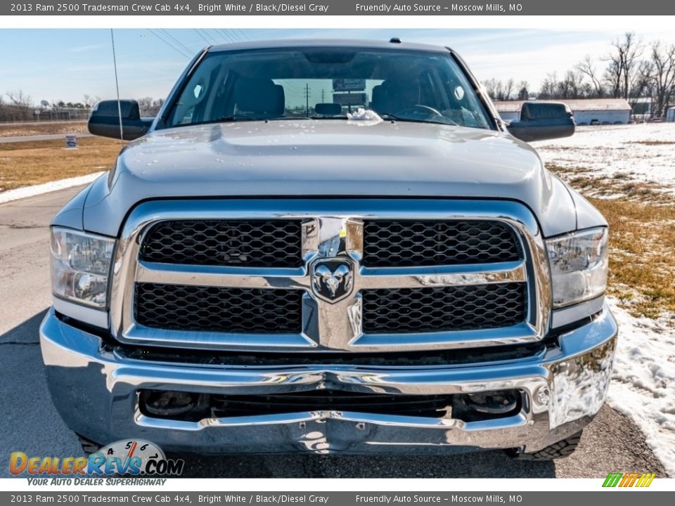 2013 Ram 2500 Tradesman Crew Cab 4x4 Bright White / Black/Diesel Gray Photo #9