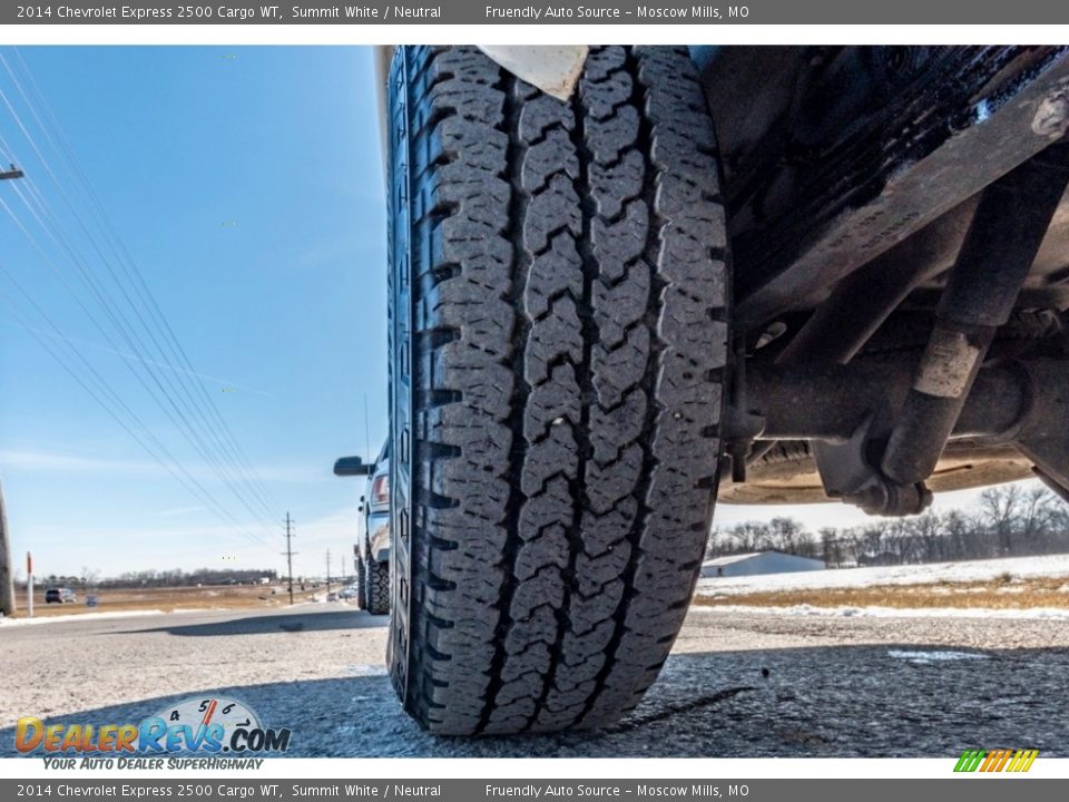 2014 Chevrolet Express 2500 Cargo WT Summit White / Neutral Photo #12