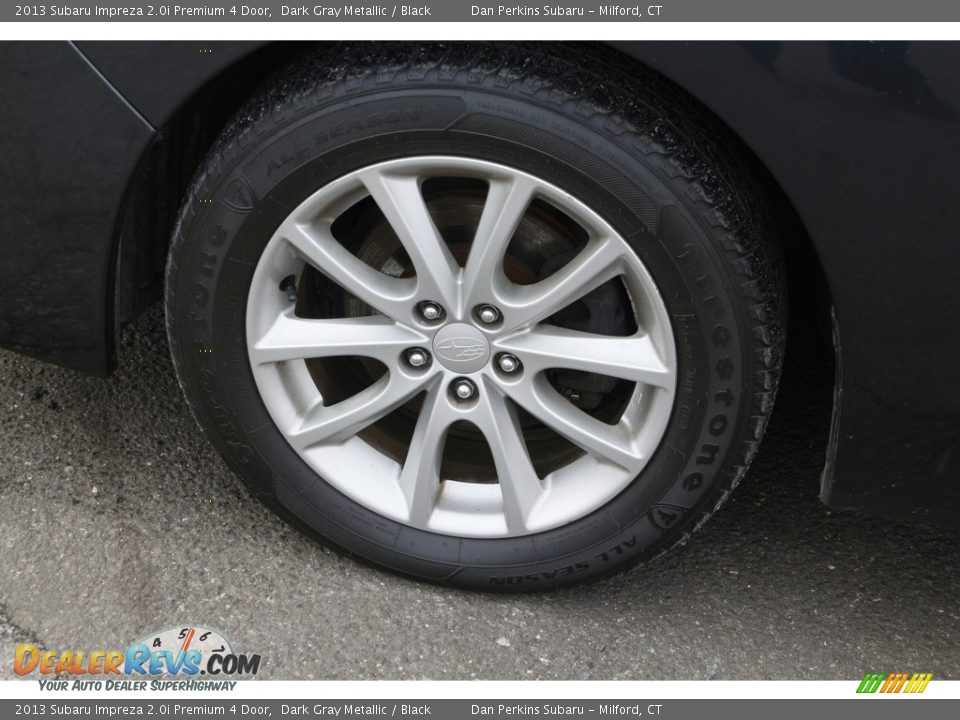 2013 Subaru Impreza 2.0i Premium 4 Door Dark Gray Metallic / Black Photo #17