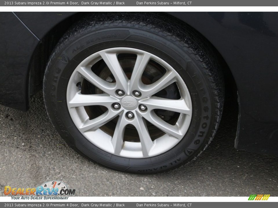 2013 Subaru Impreza 2.0i Premium 4 Door Dark Gray Metallic / Black Photo #18