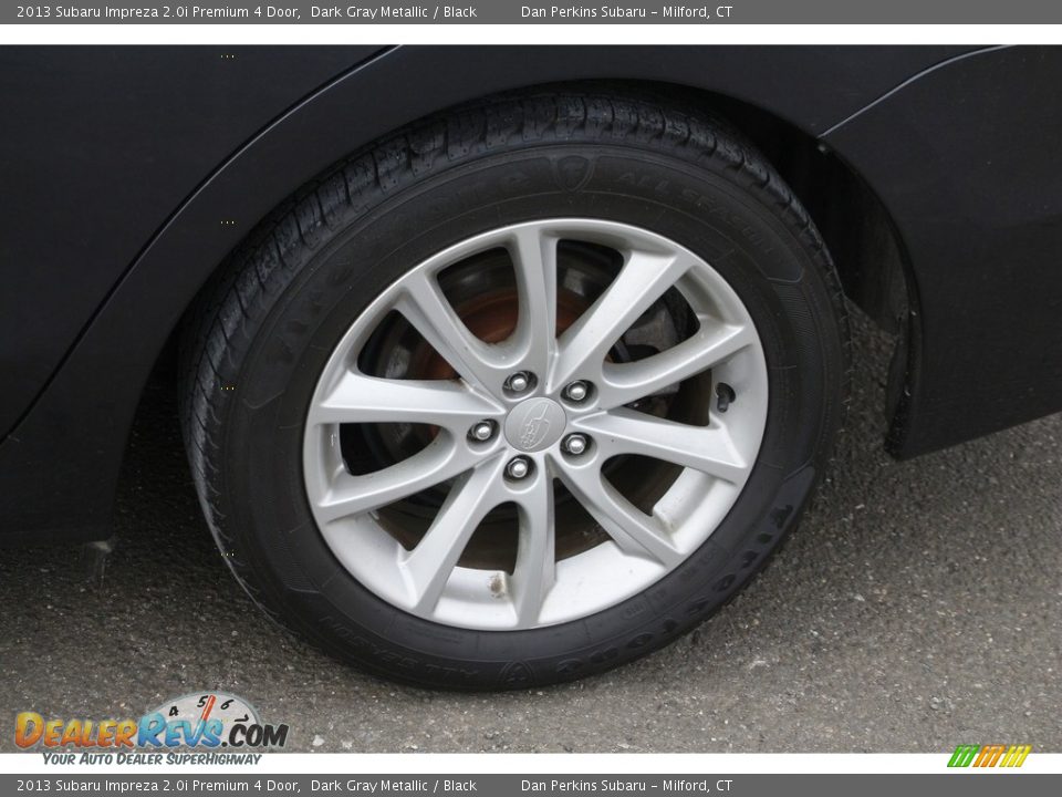 2013 Subaru Impreza 2.0i Premium 4 Door Dark Gray Metallic / Black Photo #20