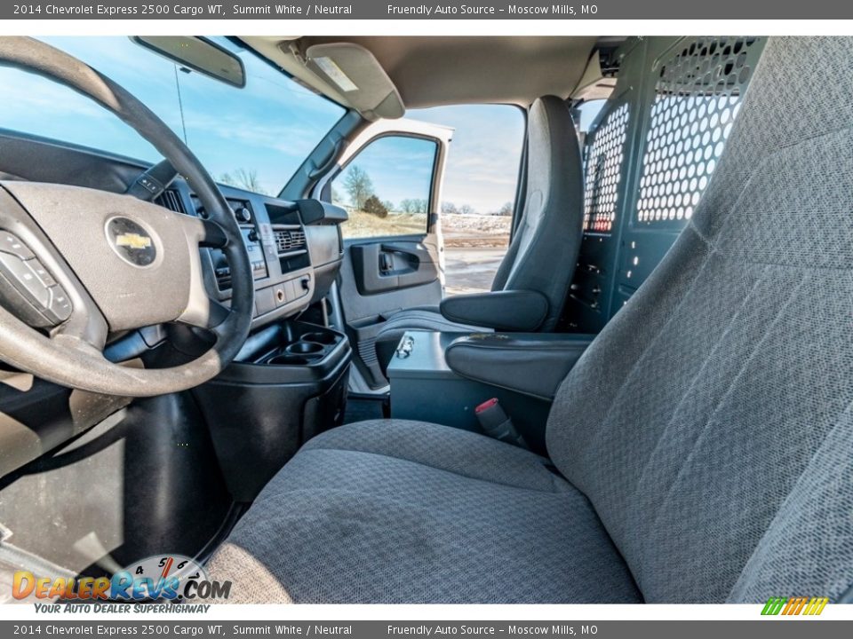 2014 Chevrolet Express 2500 Cargo WT Summit White / Neutral Photo #18