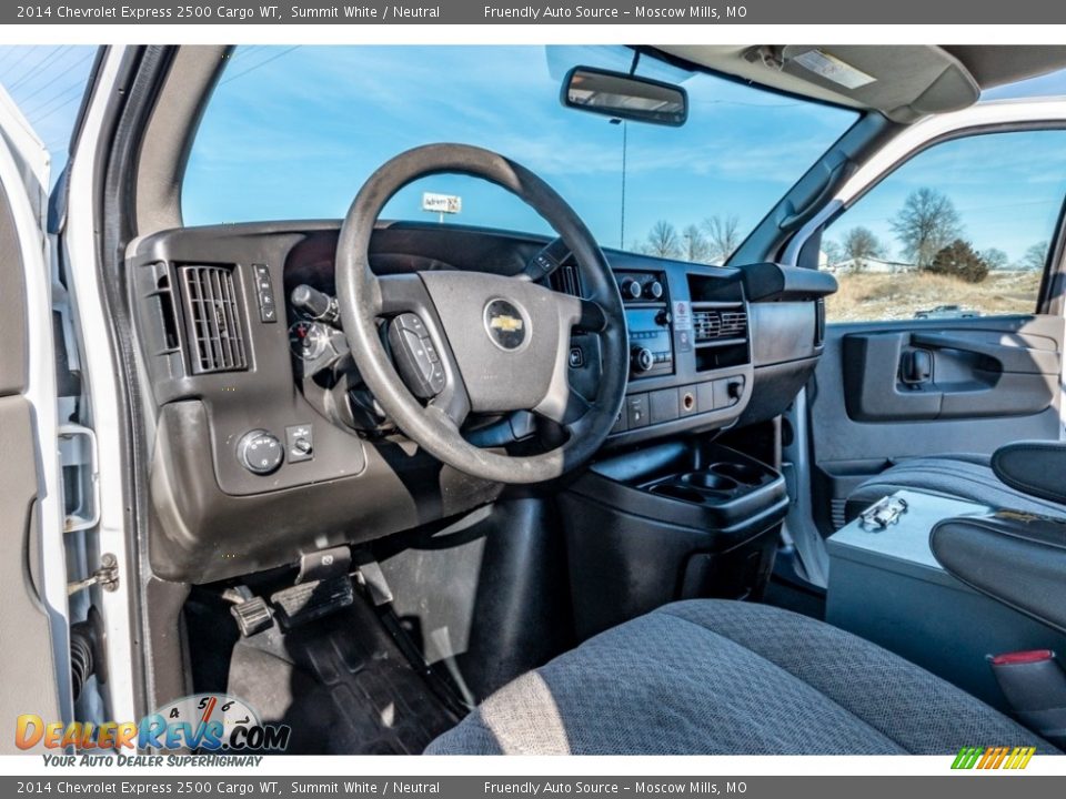 2014 Chevrolet Express 2500 Cargo WT Summit White / Neutral Photo #19