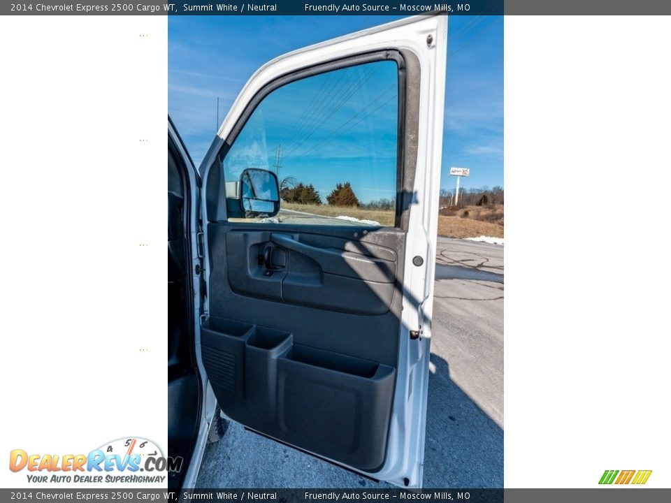 2014 Chevrolet Express 2500 Cargo WT Summit White / Neutral Photo #25