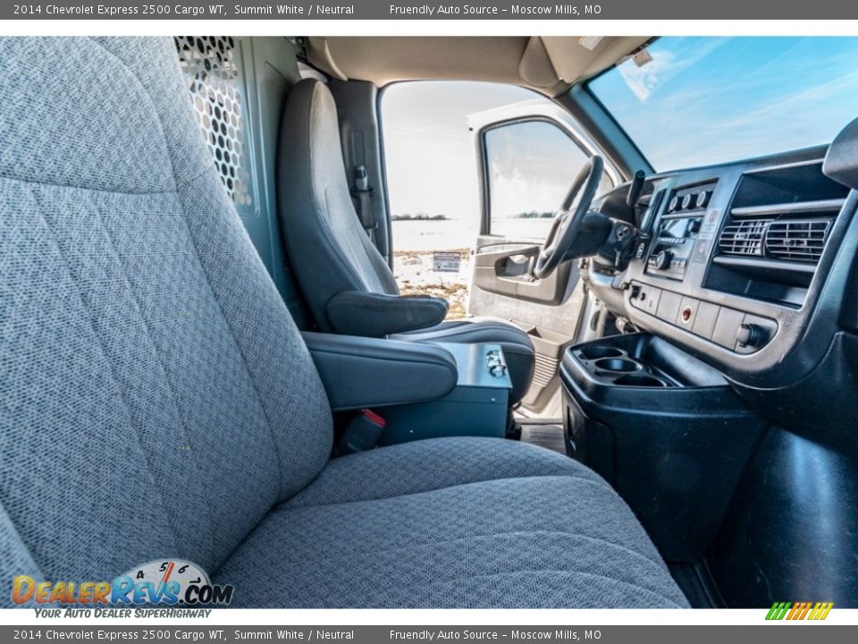 2014 Chevrolet Express 2500 Cargo WT Summit White / Neutral Photo #27
