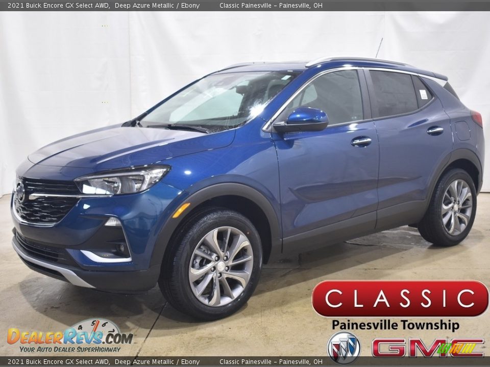 2021 Buick Encore GX Select AWD Deep Azure Metallic / Ebony Photo #1