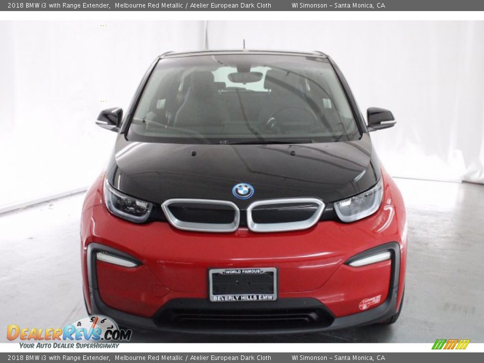 2018 BMW i3 with Range Extender Melbourne Red Metallic / Atelier European Dark Cloth Photo #2