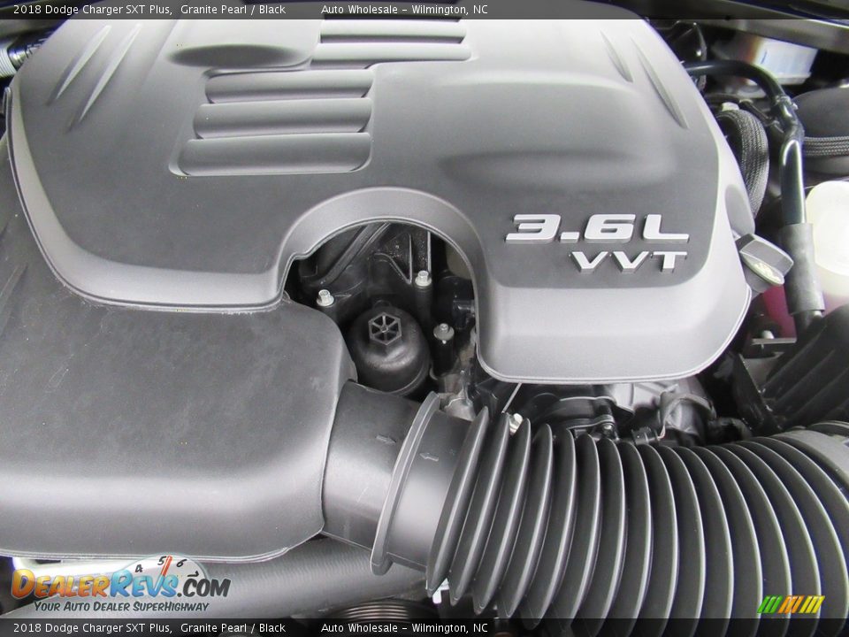 2018 Dodge Charger SXT Plus Granite Pearl / Black Photo #6