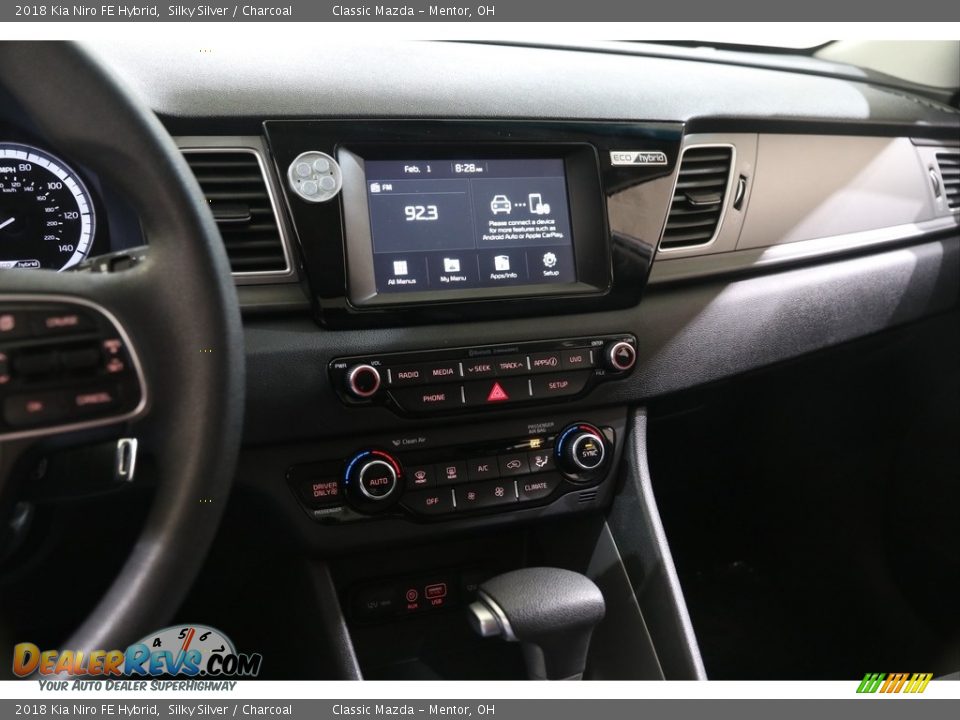 2018 Kia Niro FE Hybrid Silky Silver / Charcoal Photo #9