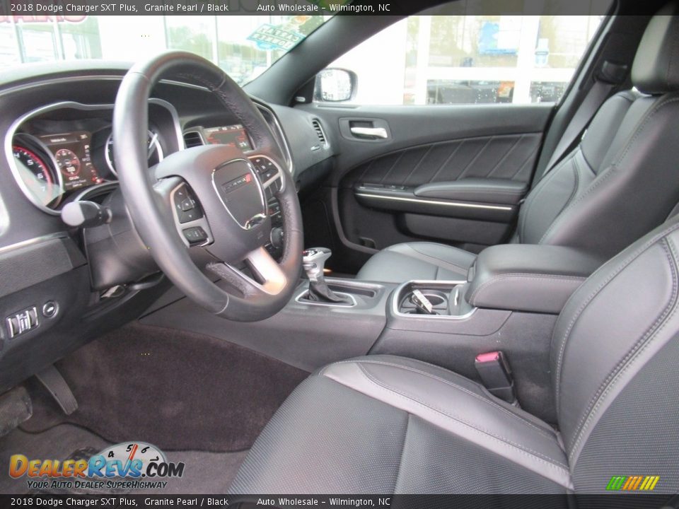 2018 Dodge Charger SXT Plus Granite Pearl / Black Photo #10